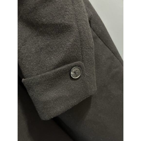 Lauren Ralph Lauren Women's Wool Dress Reefer Over Coat Size 14 LR2523 Black - Picture 5 of 10